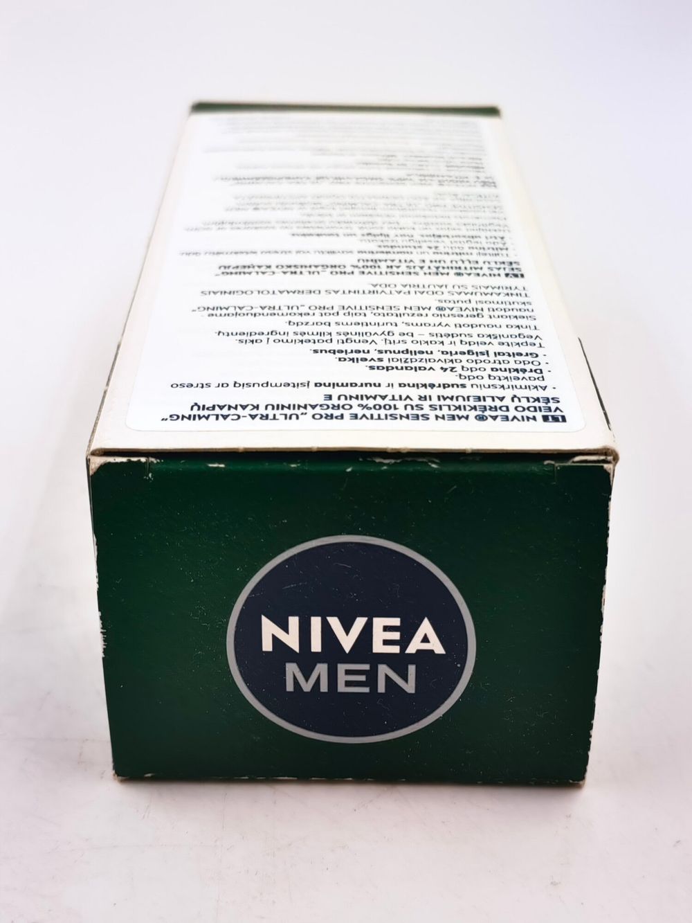 Крем увлажняющий NIVEA Men для чувствительной кожи с витамином Е и маслом кнопли, 75 мл (Германия)
