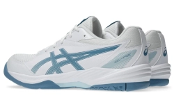 Мужские кроссовки для сквоша/бадминтона Asics Gel-Task 4 - white/saba blue
