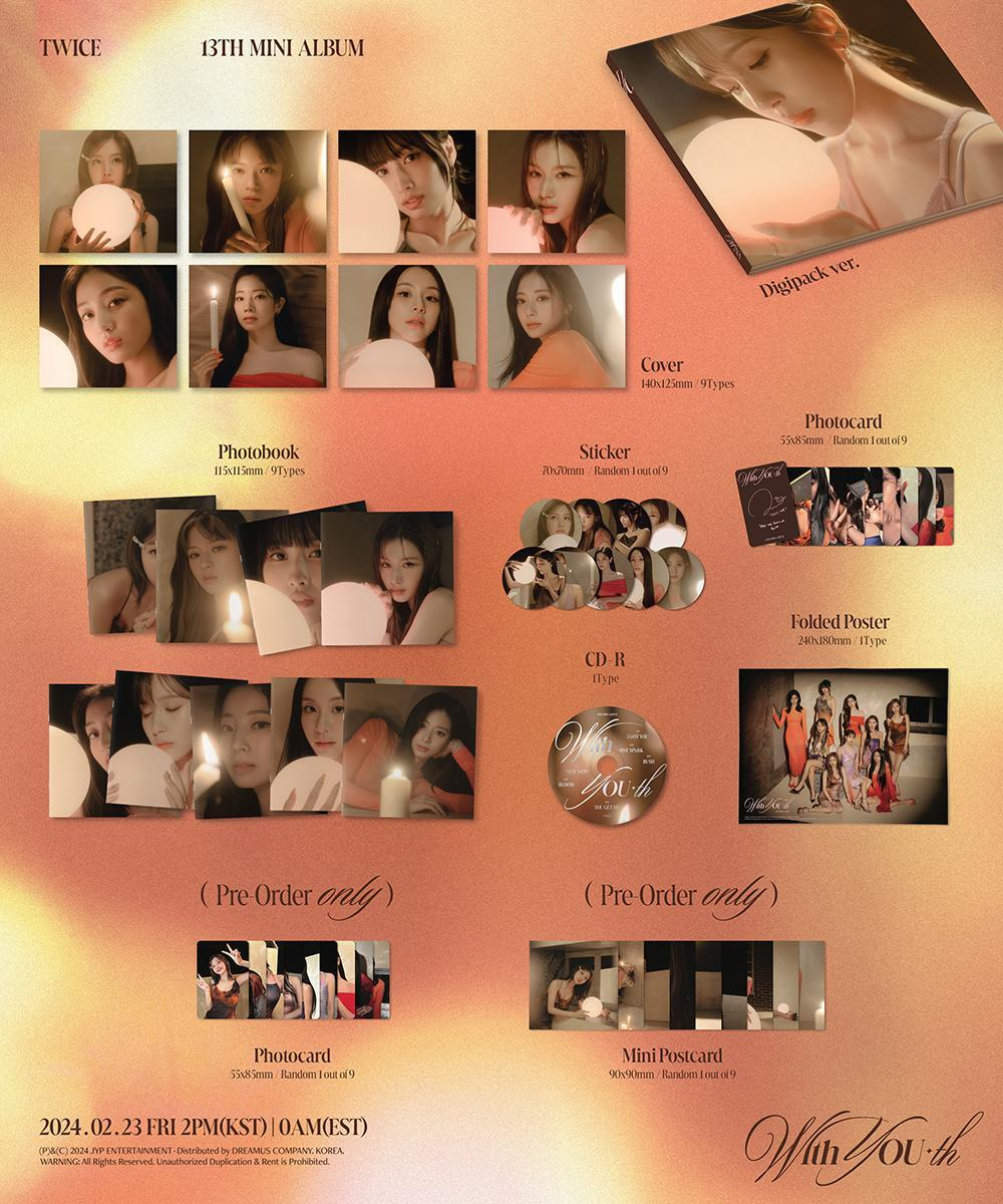 [Альбом] TWICE - With YOU-th (Digipack ver.)