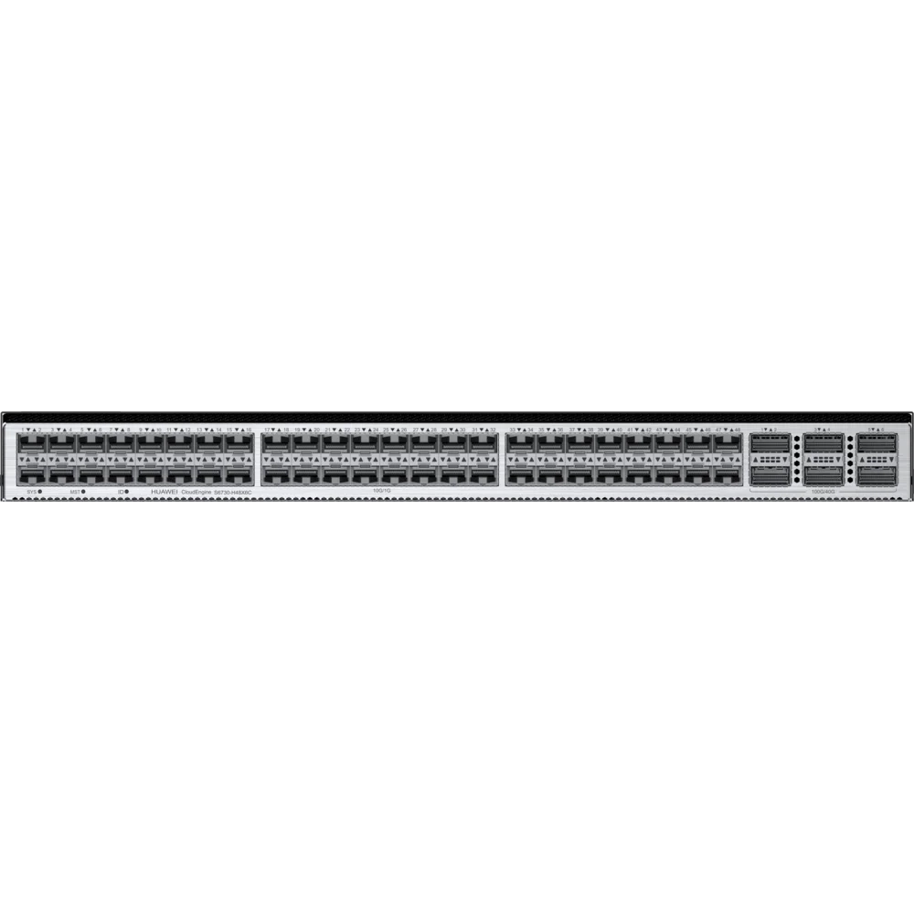 Коммутатор Huawei S6730-H48X6C, 48*10G SFP+, 6*40/100G QSFP+/QSFP28, без БП
