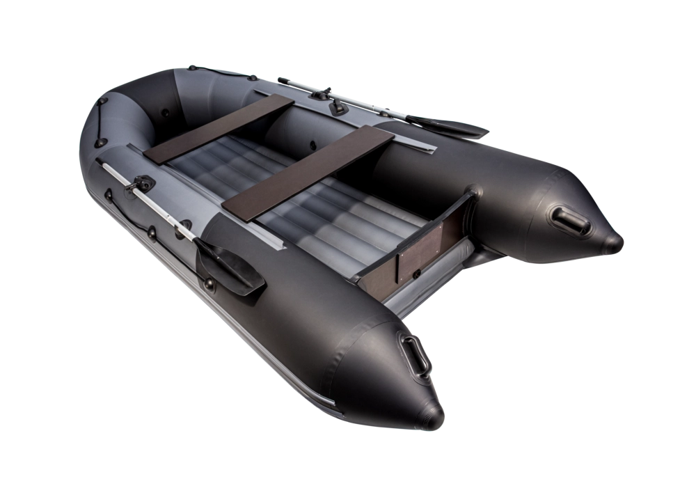 Лодка Таймень NX 3600 НДНД PRO, 3600*1680*465 мм., цвет графит - черный