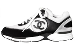 CHANEL Logo Sneaker "Black White"