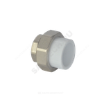Муфта PP-R комбинированная разъемная белая Дн 25х1/2" ВР VALFEX 10155115