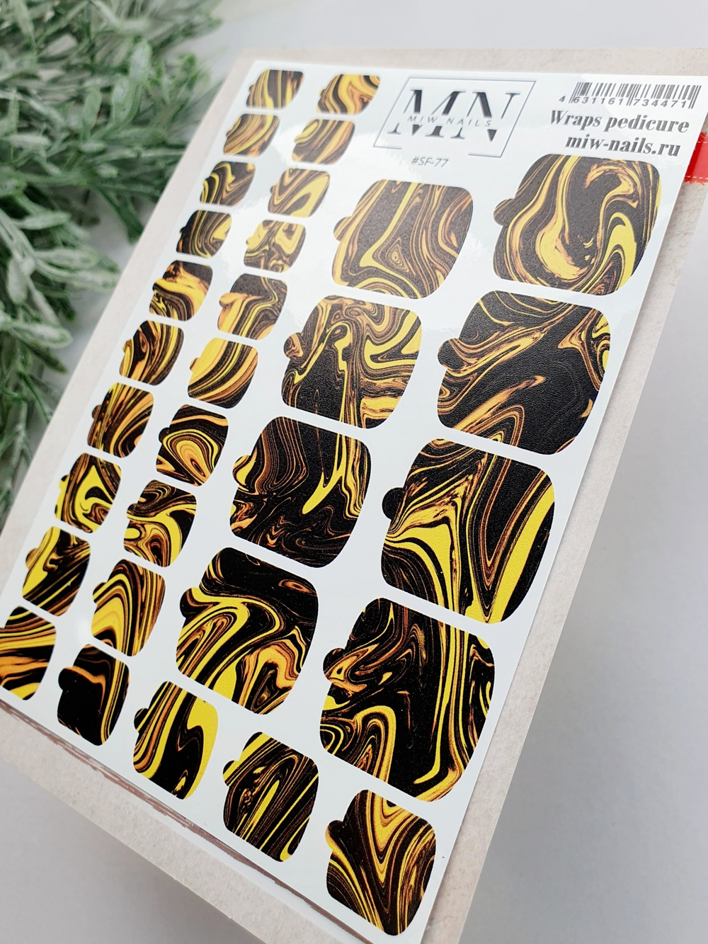 Плёнки для педикюра Wraps stickers SF-77