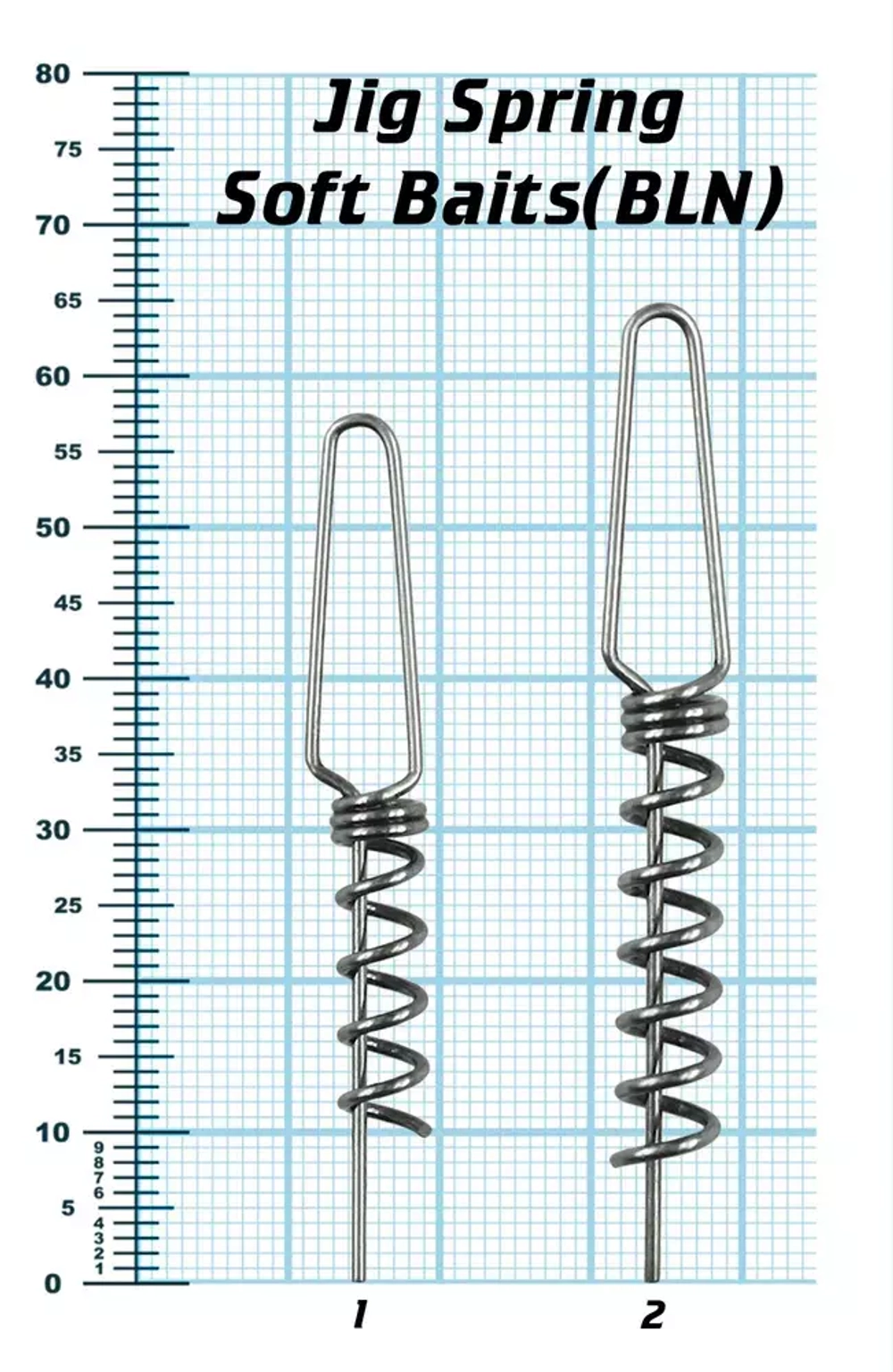 Спираль Jig Spring Soft Baits (5шт/уп)