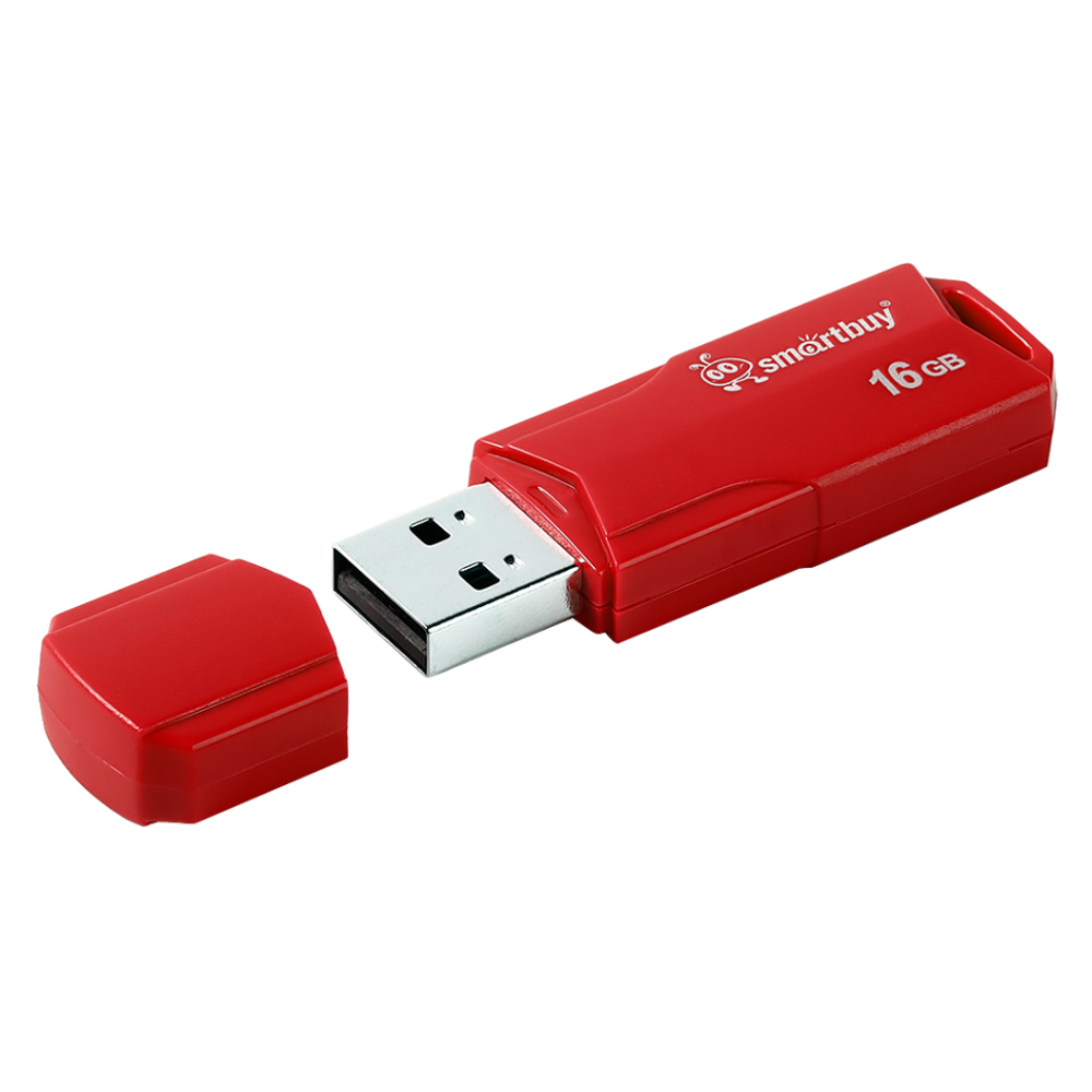 USB флеш накопитель Smartbuy 16GB Clue Red (SB16GBCLU-R)