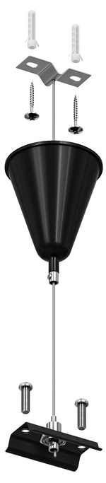 Подвес для трека Denkirs DK Track Black TR1105-BK
