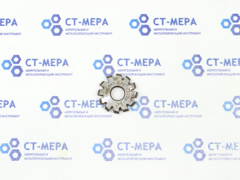 Фреза модульная М0.3 №5 z=12 dпос=10 D=30