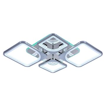 Светодиодная люстра 112W+8W 3000К-6000K RGB 8057/2+2 CHR хром Profit Light