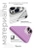 Чехол накладка iPhone 16 6.1" Gurdini Aurora Case with Magsafe Purple