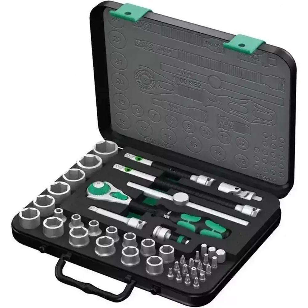 Набор головок с трещоткой Zyklop Speed WERA 05003594001