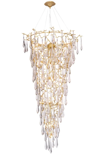 Люстра Crystal Lux REINA SP34 D1200 GOLD PEARL 3580/334