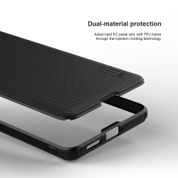 Усиленный двухкомпонентный чехол от Nillkin для Xiaomi Redmi Turbo 3 и Poco F6, серия Super Frosted Shield Pro