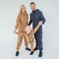 Комбинезон оверсайз "Песок" женский утепленный