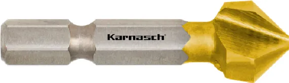 Зенковка Karnasch Ø6,3 мм, 90°, HSS-XE/TiN, DIN 335, арт. 40.3020.010