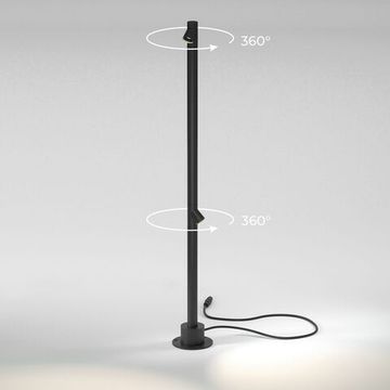 Светильник садово-парковый светодиодный 8W 3000К 35175/F чёрный Rone Elektrostandard