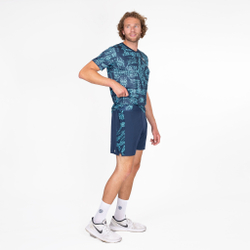 Мужское теннисное поло BIDI BADU Yero Tech Polo Men - Blue