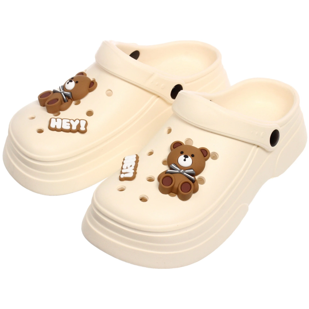 Шлепанцы женские «TEDDY», цвет кремовый, р-р 39-40