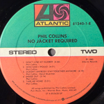 Phil Collins ‎– No Jacket Required (США 1985г.)