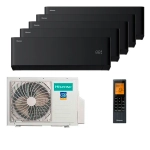 Мульти сплит-система Hisense на 5 комнаты (25+25+25+25+25 кв.м.) VIBE PRO CARBON