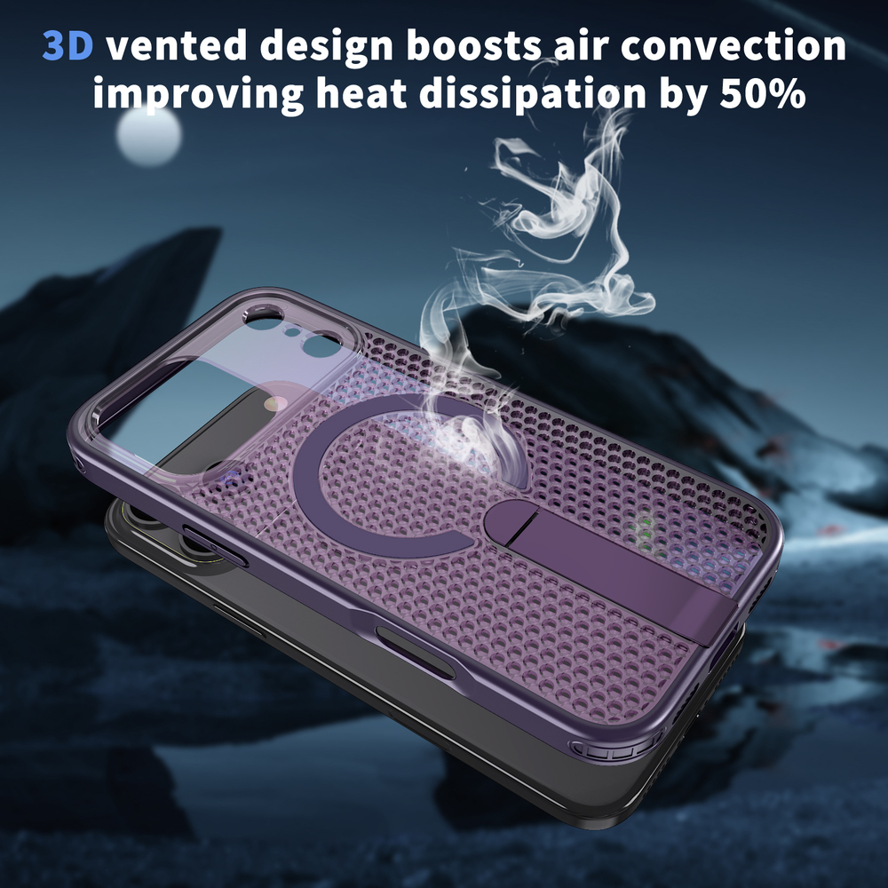 Прозрачный чехол Mesh Pro Magnetic Case для iPhone 17 Pro Max