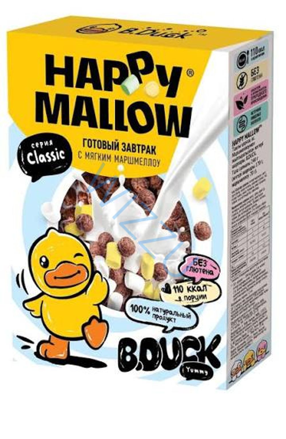Готовый завтрак Happy Mallow B. Duck с мягким маршмеллоу 240г
