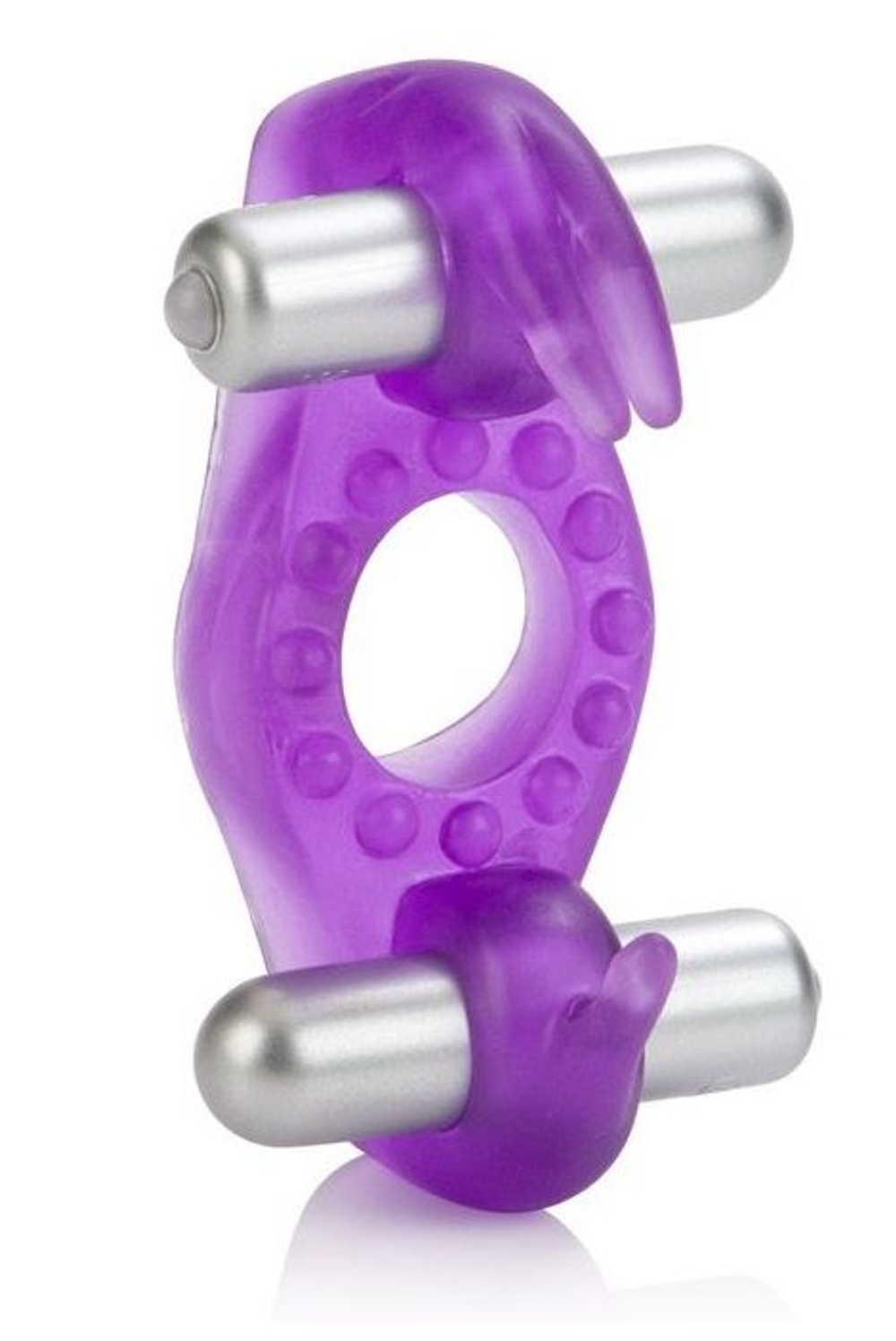 Эрекционное виброкольцо Wireless Rockin Rabbit (Цвет: фиолетовый)