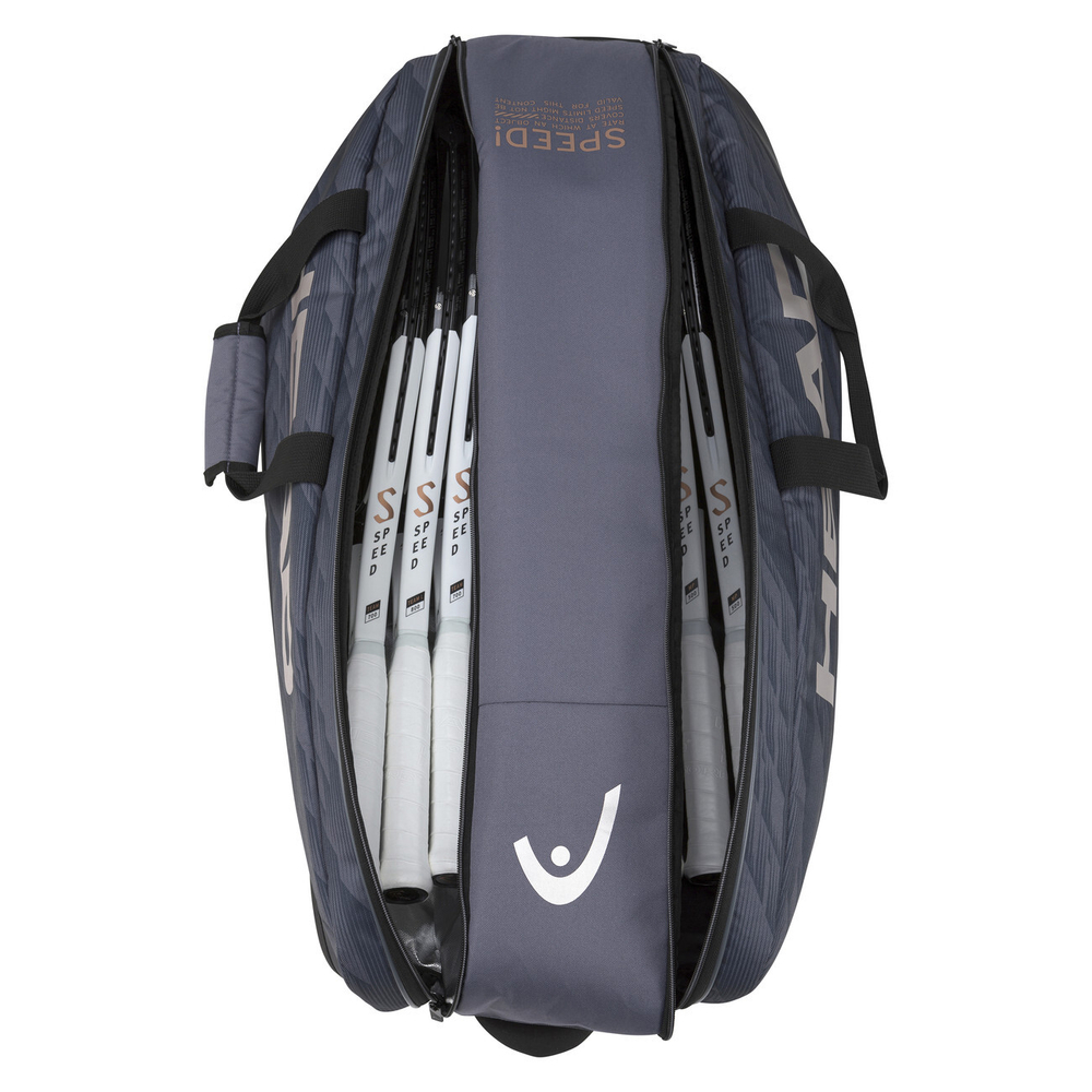Сумка теннисная Head Djokovic 9R - anthracite/black