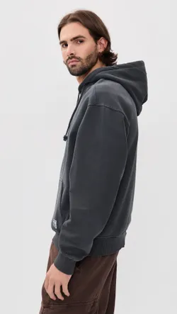 Толстовка мужская ALPHA INDUSTRIES ESSENTIAL HOODIE RELAXED FIT SWEATSHIRT (WASH)
