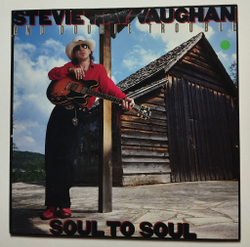 Винтажная виниловая пластинка LP Stevie Ray Vaughan And Double Trouble Soul To Soul (Holland 1985)