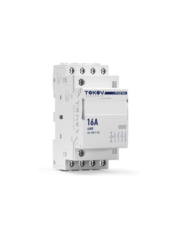 Контактор модульный 36мм 16А 230В АС 4НО PRIZMA TOKOV ELECTRIC TKE-PZ-MC-2-16-230-40