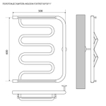 Полотенцесушитель MELODIA Foxtrot Plus 60/50 (MTRFP6050)