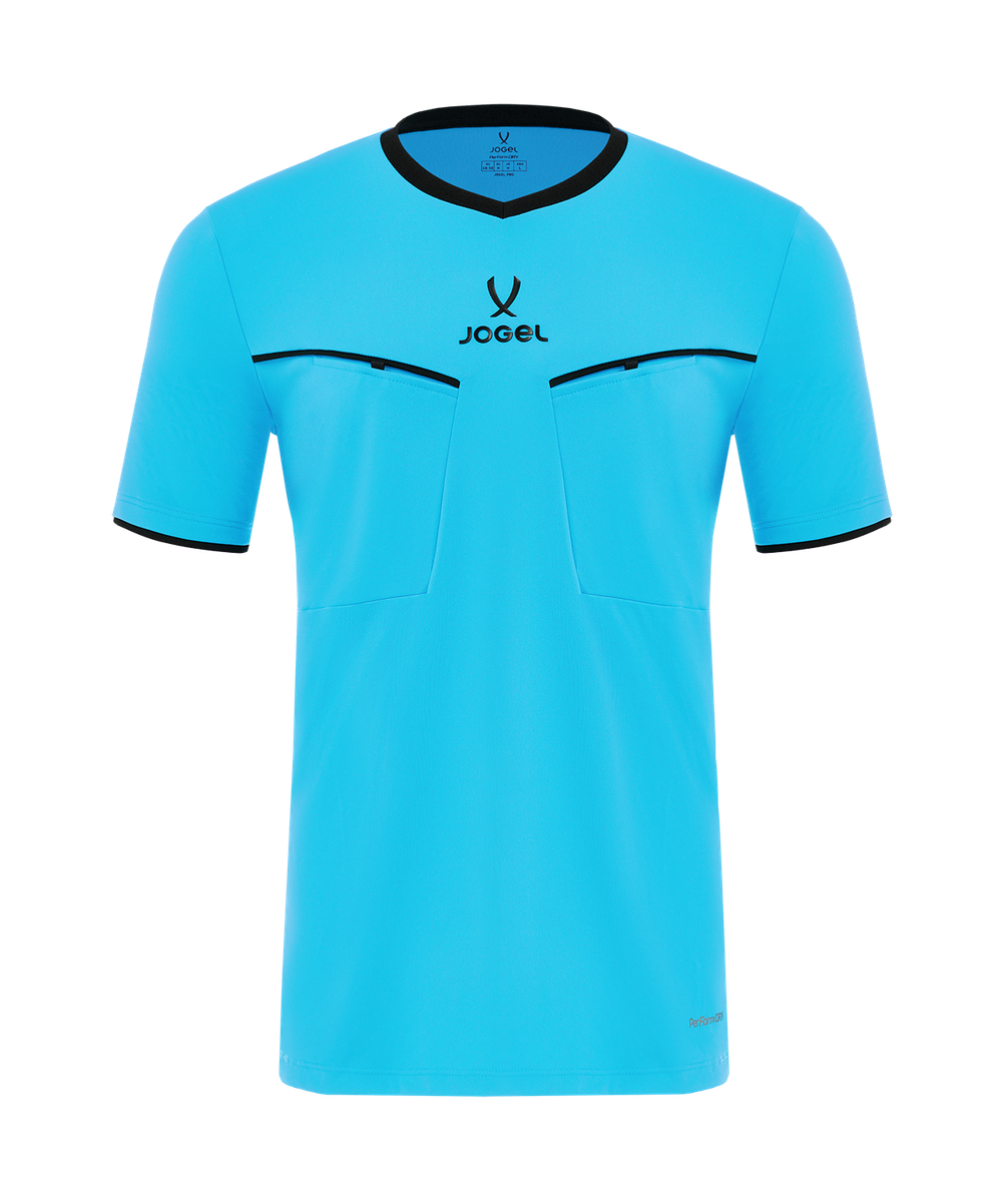 Футболка судейская JOGEL DIVISION PerFormDRY Referee SS Tee 2.0, голубой