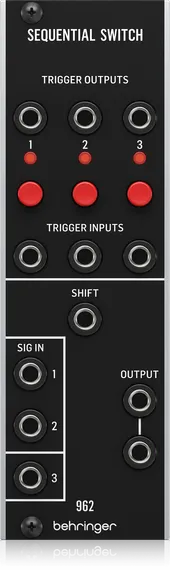 Behringer 962 SEQUENTIAL SWITCH аналоговый CV Multiplexer модуль для Eurorack