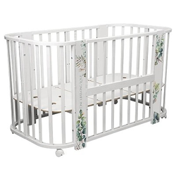 АКЦИЯ!!! Кровать детская Indigo Baby Line 5 в 1 с поперечным маятником и 2 МАТРАСАМИ В ПОДАРОК