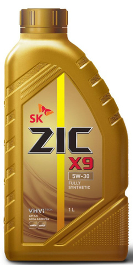 Моторное масло ZIC X9 5w30 1л синетика