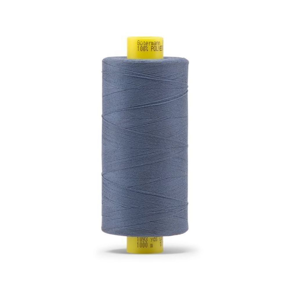 Нитка Gutermann Mara 120 (1000 метров), 1 кат., универсальная | 112 серо-синий джинс