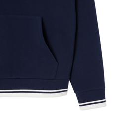 Женская Кофта теннисная Lacoste Heritage UV Protect - navy blue/white