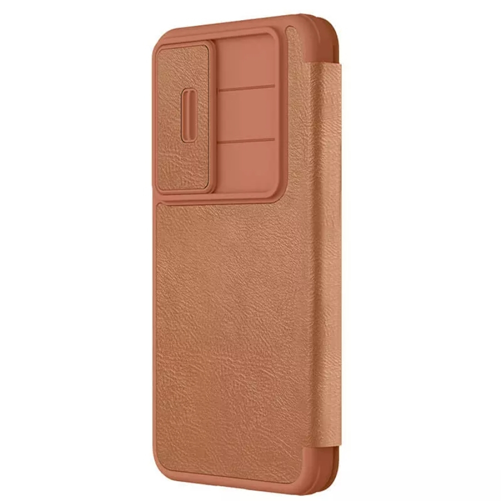 Кожаный чехол-книжка Nillkin Leather Qin Pro для Samsung Galaxy S25