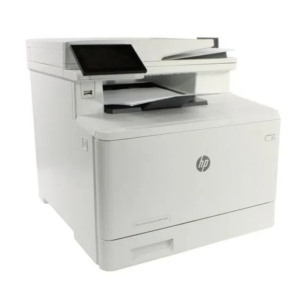 МФУ HP Color LaserJet Enterprise MFP M480f Printer/Scanner/Copier/Fax, A4, 600x600 dpi, 27(27)ppm, 2Gb, 800 Mhz, 2trays 50+250,ADF50, Duplex, USB/GigEth, Duty cycle - 55 000