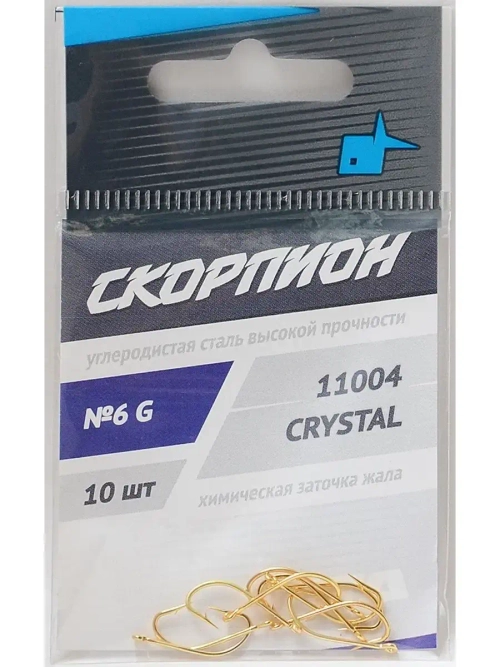 Крючки "Crystal" (Скорпион) №6