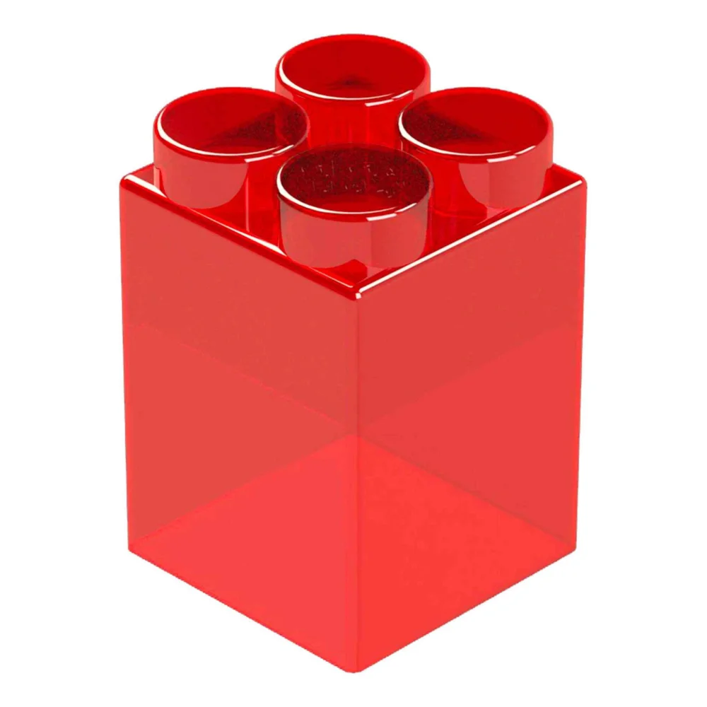 Элемент прозрачный высокий 6x6x10 см для конструктора 5"