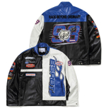Куртка BSRabbit BSRBT BLUE FLAME 98 RACING JACKET BLACK WHITE