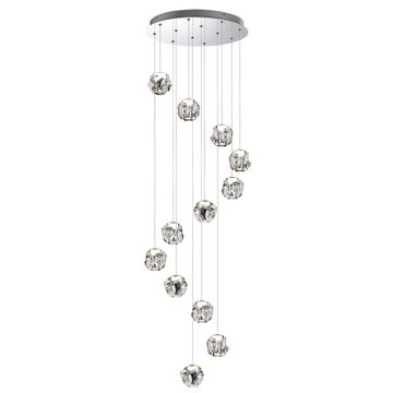 Люстра каскадная 60W 4000К 5084/60L хром Jemstone Odeon Light