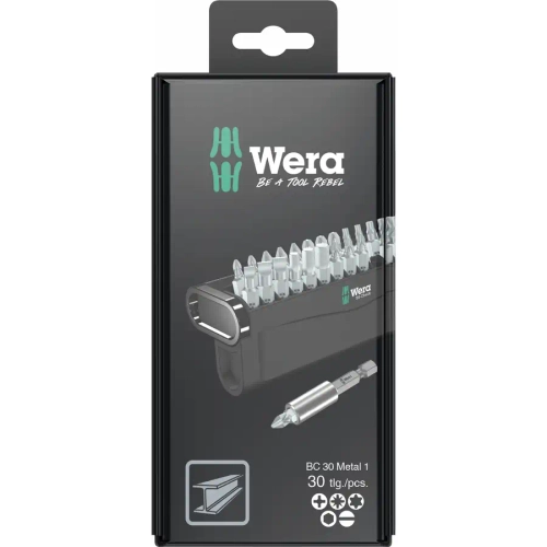 Набор бит Bit-Check 30 Metal 1 SB WERA 05057440001