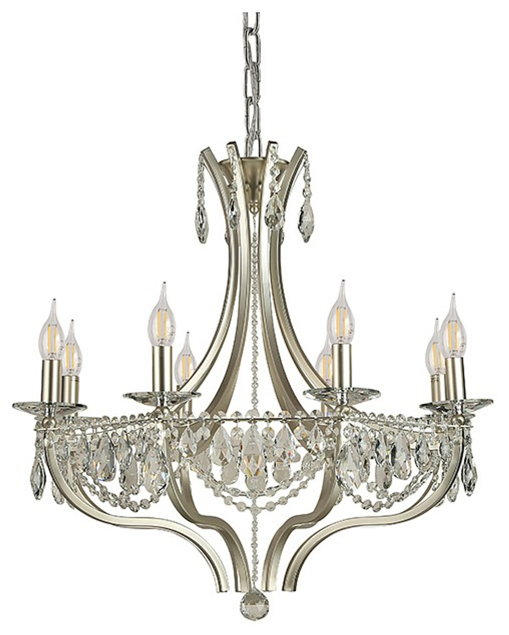 Подвесная люстра Newport ROXANA 8638/C silver