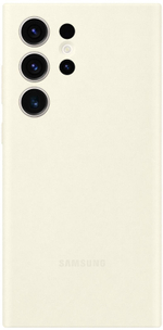 Силиконовый чехол для Samsung Galaxy S23 Ultra, бежевый (Из Финляндии)