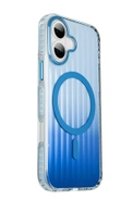 Чехол накладка iPhone 17 6.3" Gurdini Ocean Case (2) Transparent синий