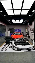 Карбоновый обвес переделка для Ferrari 488 2015-2020 переделка в Pista Феррари