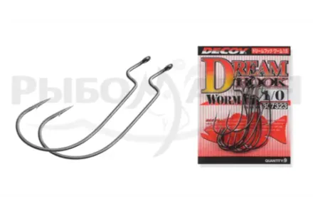 Крючок Decoy офсетный Worm 15 #2 (9 шт.)